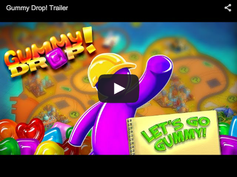 gummy drop game commercial