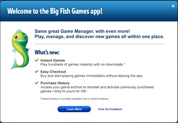 reinstall big fish game manager win 10