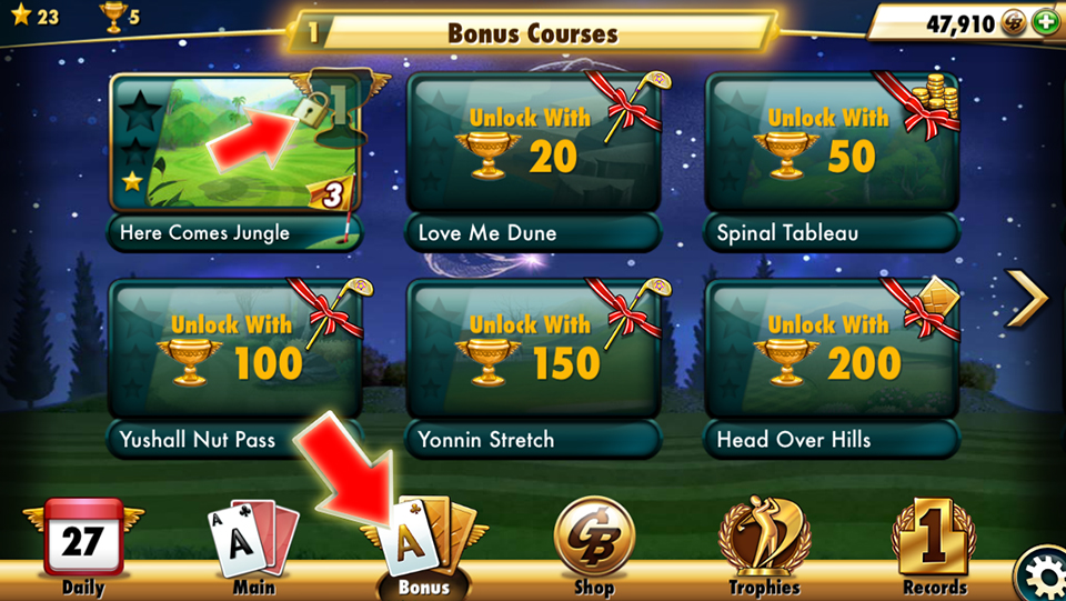 free golf bucks fairway solitaire